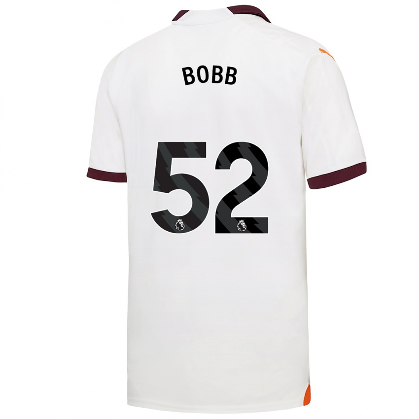 Mann Oscar Bobb #52 Hvit Bortetrøye Drakt Trøye 2023/24 Skjorter T-Skjorte
