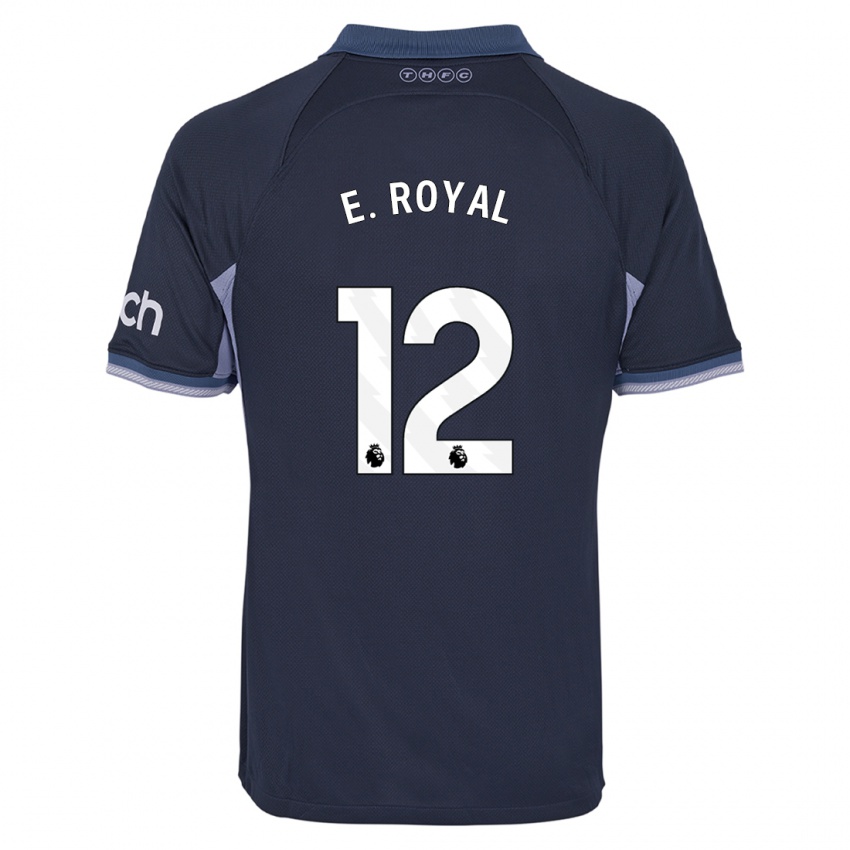 Mann Emerson Royal #12 Mørke Blå Bortetrøye Drakt Trøye 2023/24 Skjorter T-Skjorte