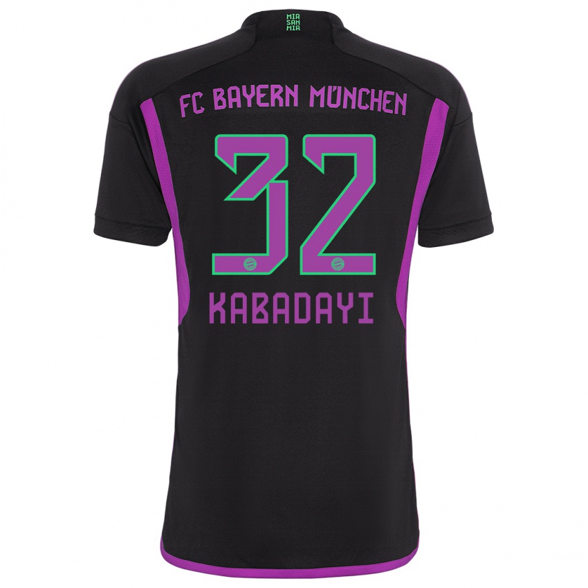 Mann Yusuf Kabadayi #32 Svart Bortetrøye Drakt Trøye 2023/24 Skjorter T-Skjorte