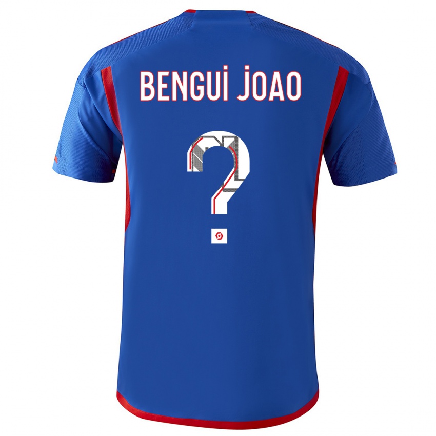Mann Justin Bengui Joao #0 Blå Rød Bortetrøye Drakt Trøye 2023/24 Skjorter T-Skjorte