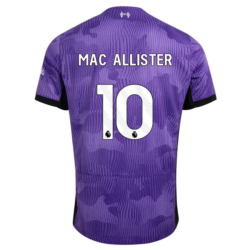Mann Alexis Mac Allister #10 Lilla Tredje Sett Drakt Trøye 2023/24 Skjorter T-Skjorte