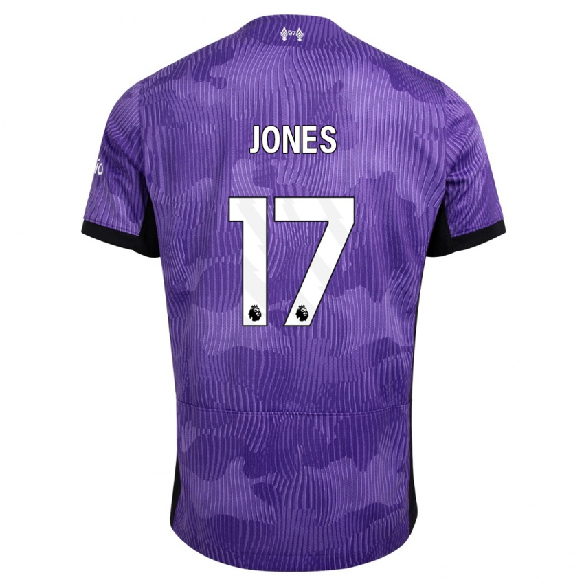 Mann Curtis Jones #17 Lilla Tredje Sett Drakt Trøye 2023/24 Skjorter T-Skjorte