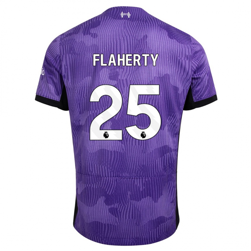 Mann Gilly Flaherty #25 Lilla Tredje Sett Drakt Trøye 2023/24 Skjorter T-Skjorte