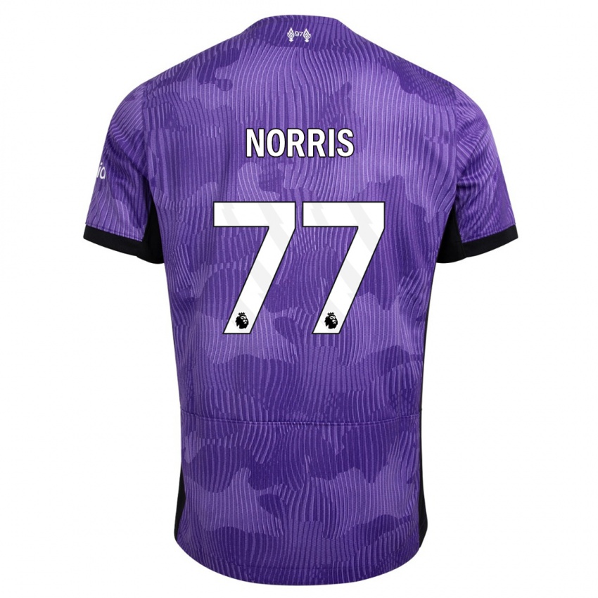 Mann James Norris #77 Lilla Tredje Sett Drakt Trøye 2023/24 Skjorter T-Skjorte