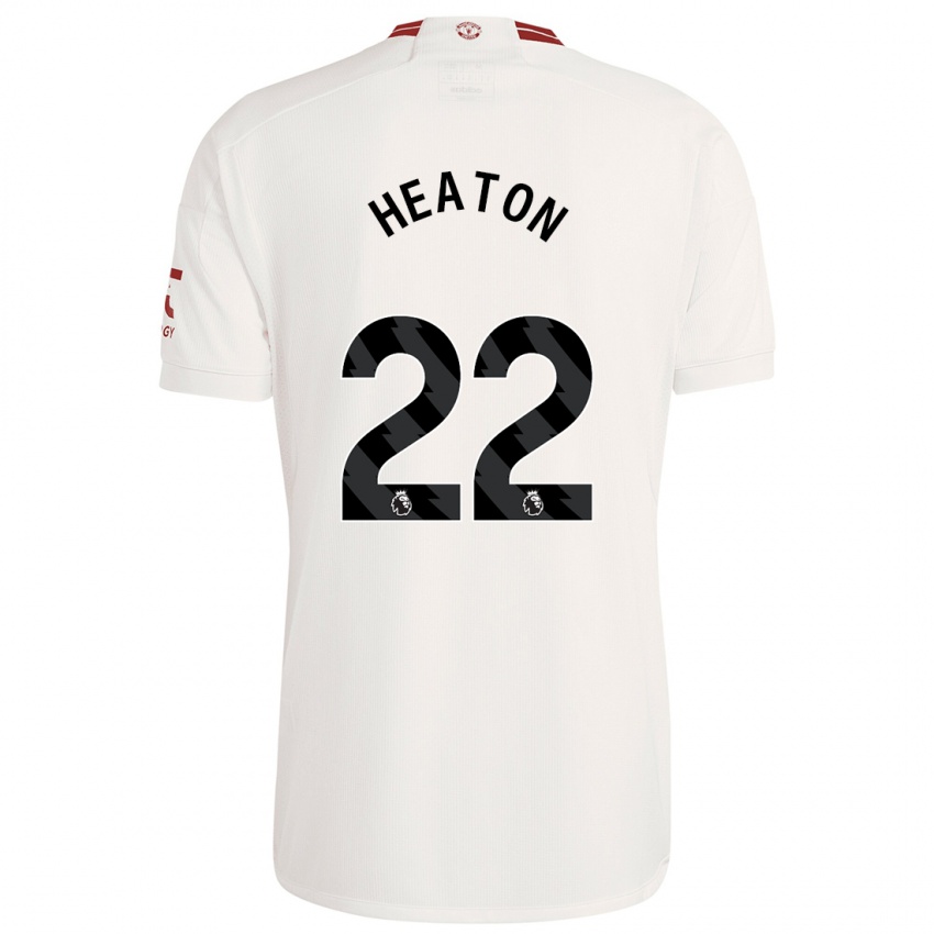 Mann Tom Heaton #22 Hvit Tredje Sett Drakt Trøye 2023/24 Skjorter T-Skjorte