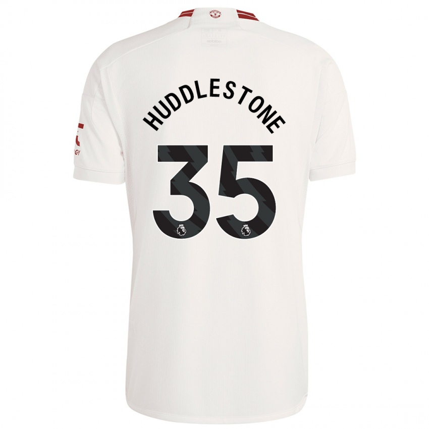 Mann Tom Huddlestone #35 Hvit Tredje Sett Drakt Trøye 2023/24 Skjorter T-Skjorte