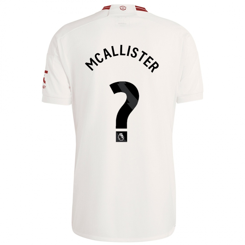 Mann Finley Mcallister #0 Hvit Tredje Sett Drakt Trøye 2023/24 Skjorter T-Skjorte