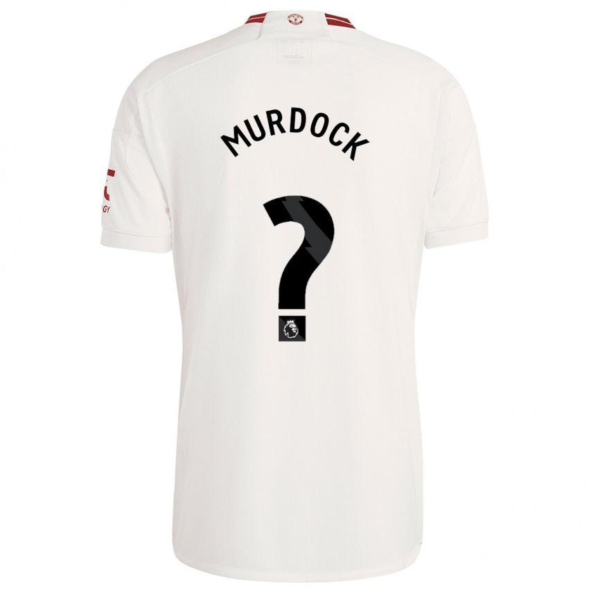 Mann Will Murdock #0 Hvit Tredje Sett Drakt Trøye 2023/24 Skjorter T-Skjorte