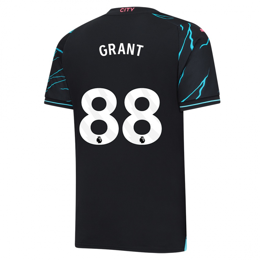 Mann True Grant #88 Mørke Blå Tredje Sett Drakt Trøye 2023/24 Skjorter T-Skjorte