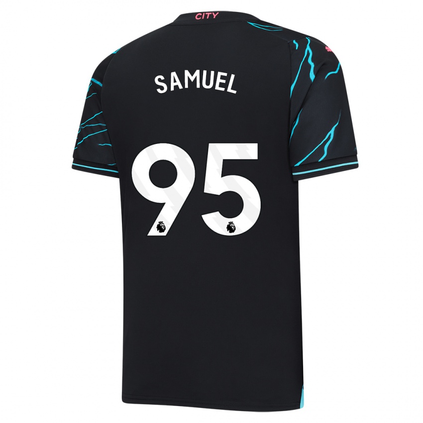 Mann Lakyle Samuel #95 Mørke Blå Tredje Sett Drakt Trøye 2023/24 Skjorter T-Skjorte