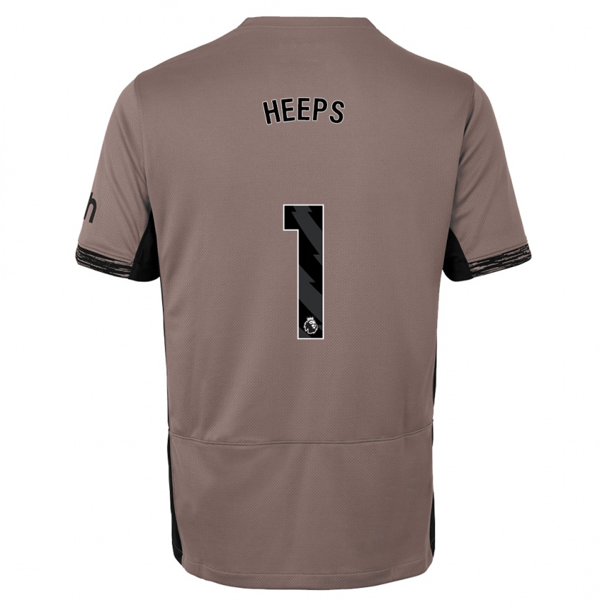 Mann Eleanor Heeps #1 Mørk Beige Tredje Sett Drakt Trøye 2023/24 Skjorter T-Skjorte