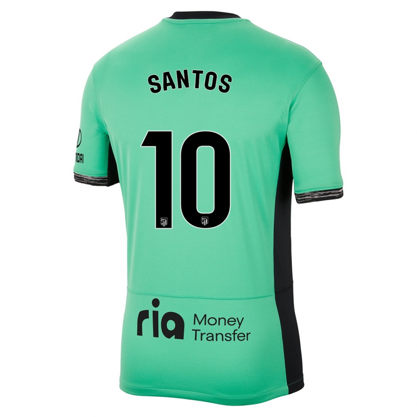 Mann Leicy Santos #10 Vårgrønn Tredje Sett Drakt Trøye 2023/24 Skjorter T-Skjorte
