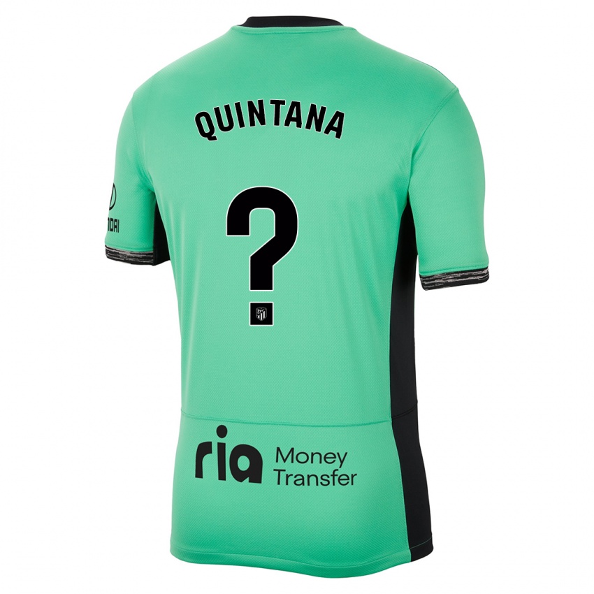 Mann Nacho Quintana #0 Vårgrønn Tredje Sett Drakt Trøye 2023/24 Skjorter T-Skjorte
