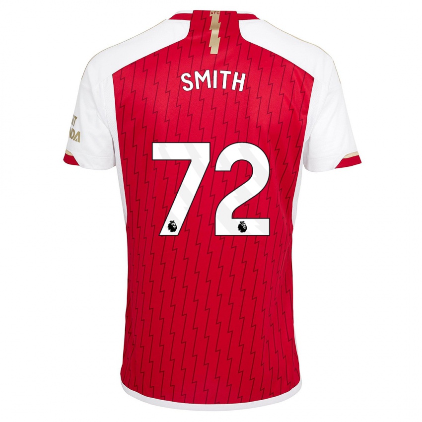 Dame Matt Smith #72 Rød Hjemmetrøye Drakt Trøye 2023/24 Skjorter T-Skjorte