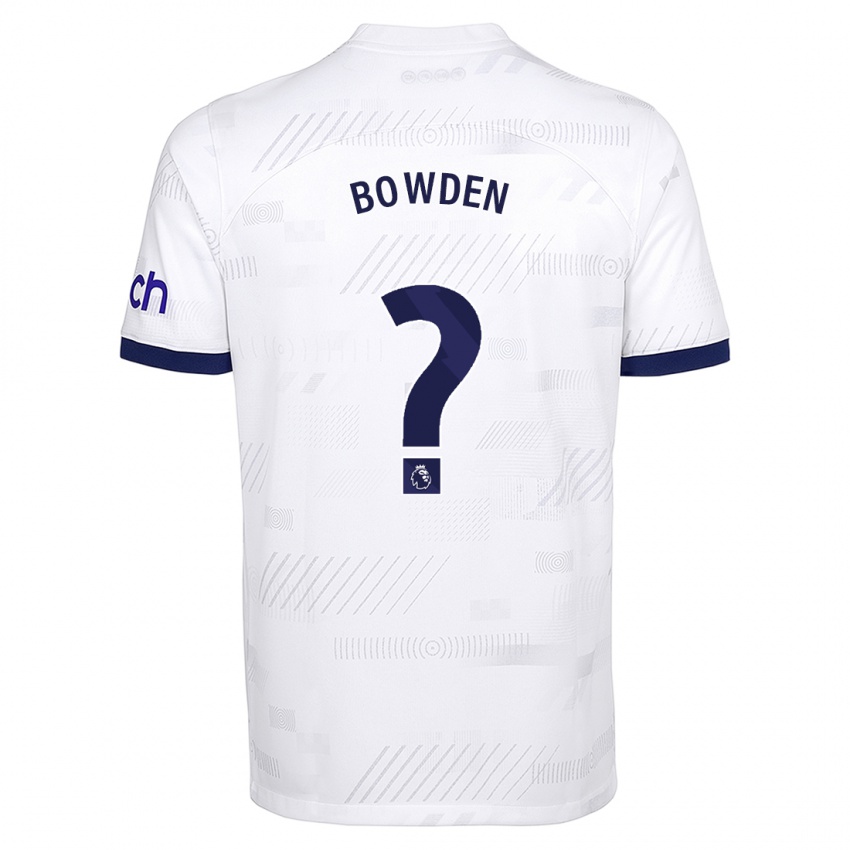 Dame Jamie Bowden #0 Hvit Hjemmetrøye Drakt Trøye 2023/24 Skjorter T-Skjorte