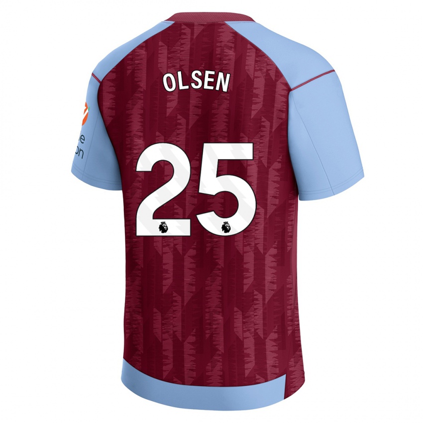 Dame Robin Olsen #25 Klart Blå Hjemmetrøye Drakt Trøye 2023/24 Skjorter T-Skjorte