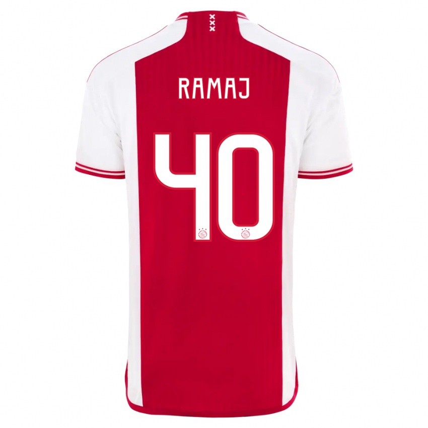 Dame Diant Ramaj #40 Rød Hvit Hjemmetrøye Drakt Trøye 2023/24 Skjorter T-Skjorte