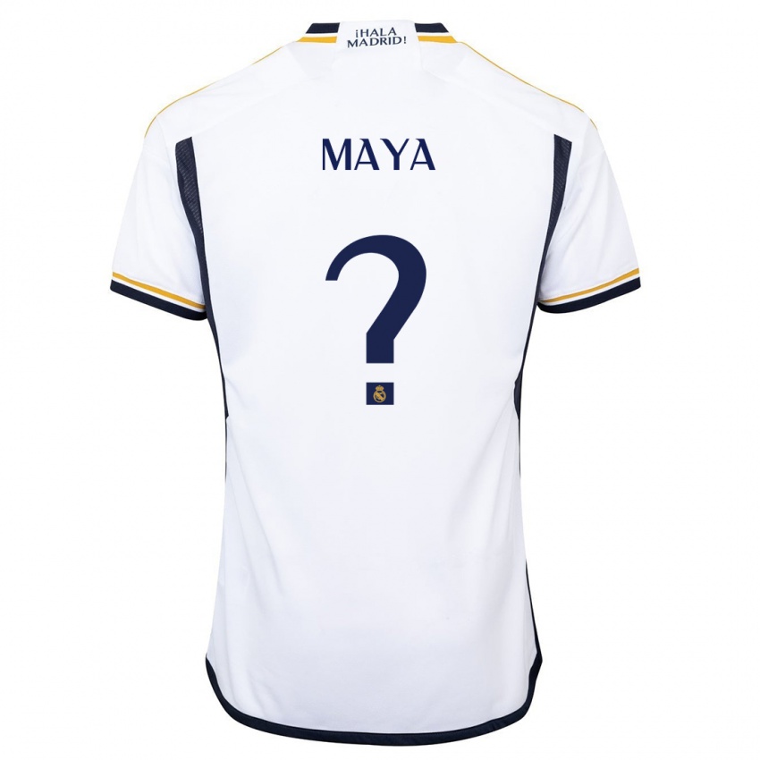 Dame Santos Maya #0 Hvit Hjemmetrøye Drakt Trøye 2023/24 Skjorter T-Skjorte
