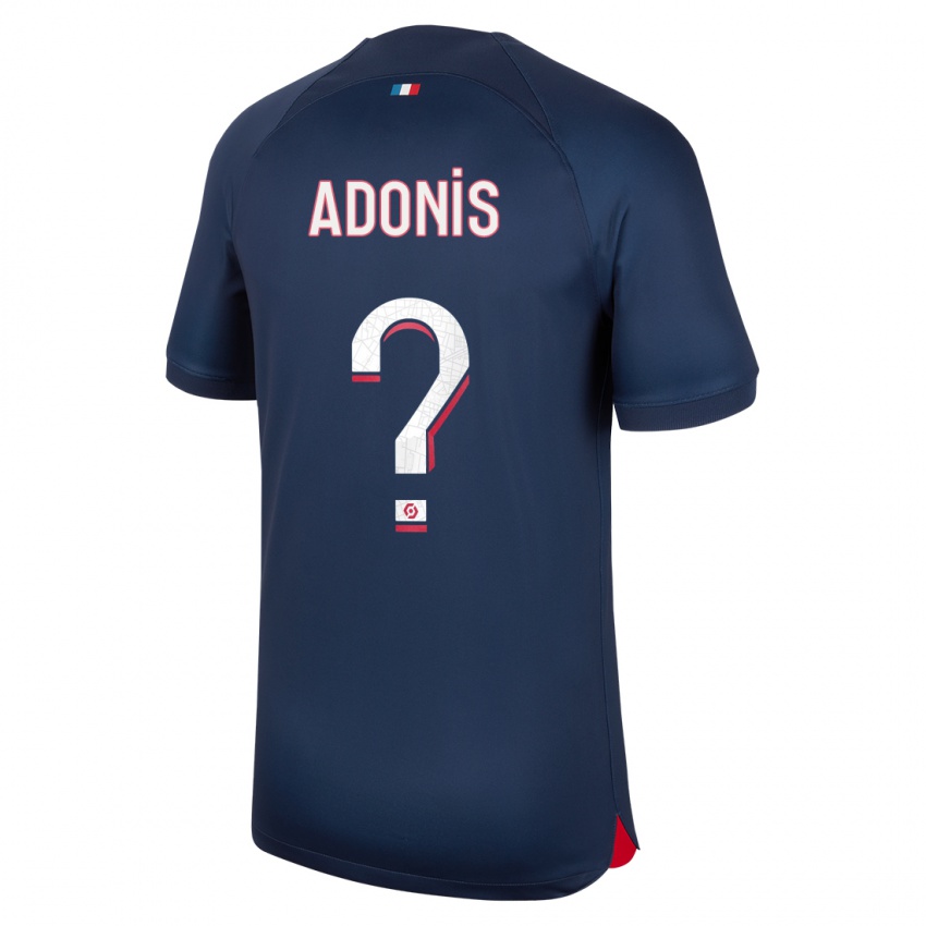 Dame Erwan Adonis #0 Blå Rød Hjemmetrøye Drakt Trøye 2023/24 Skjorter T-Skjorte