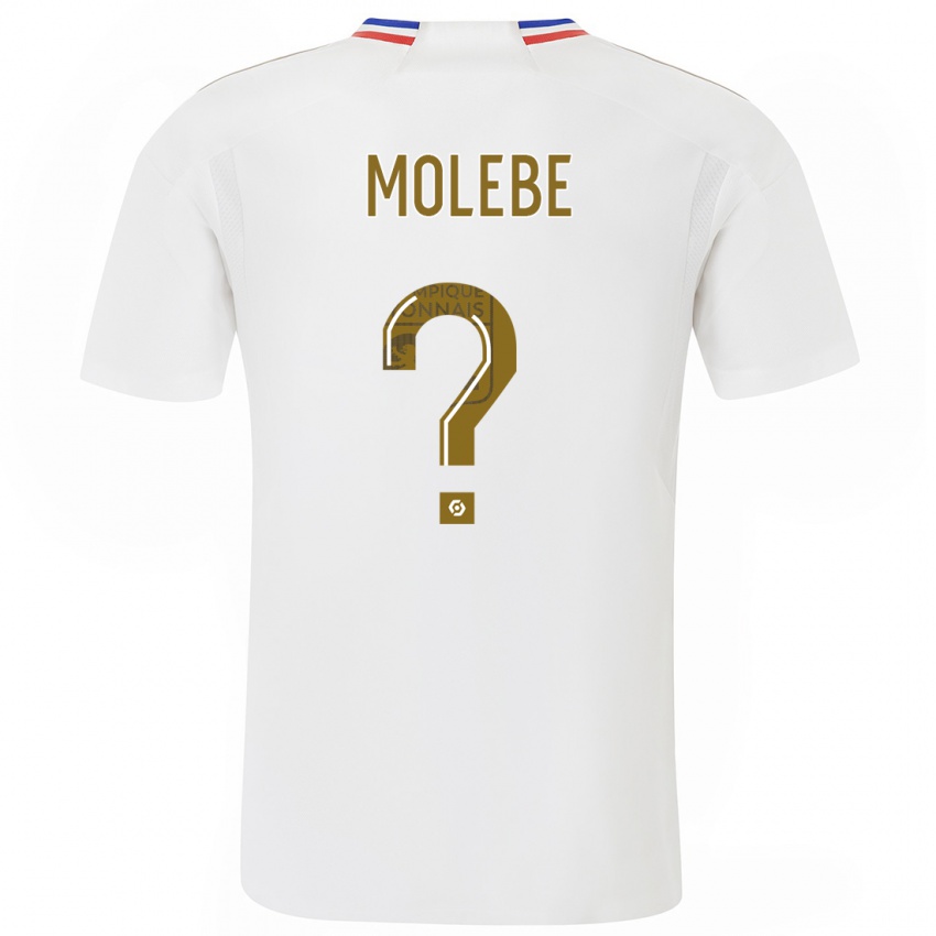 Dame Enzo Molebe #0 Hvit Hjemmetrøye Drakt Trøye 2023/24 Skjorter T-Skjorte