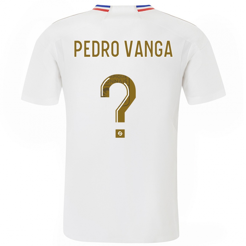 Dame Emerson Pedro Vanga #0 Hvit Hjemmetrøye Drakt Trøye 2023/24 Skjorter T-Skjorte