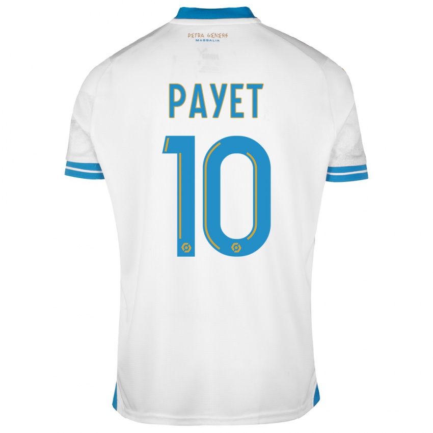 Dame Dimitri Payet #10 Hvit Hjemmetrøye Drakt Trøye 2023/24 Skjorter T-Skjorte