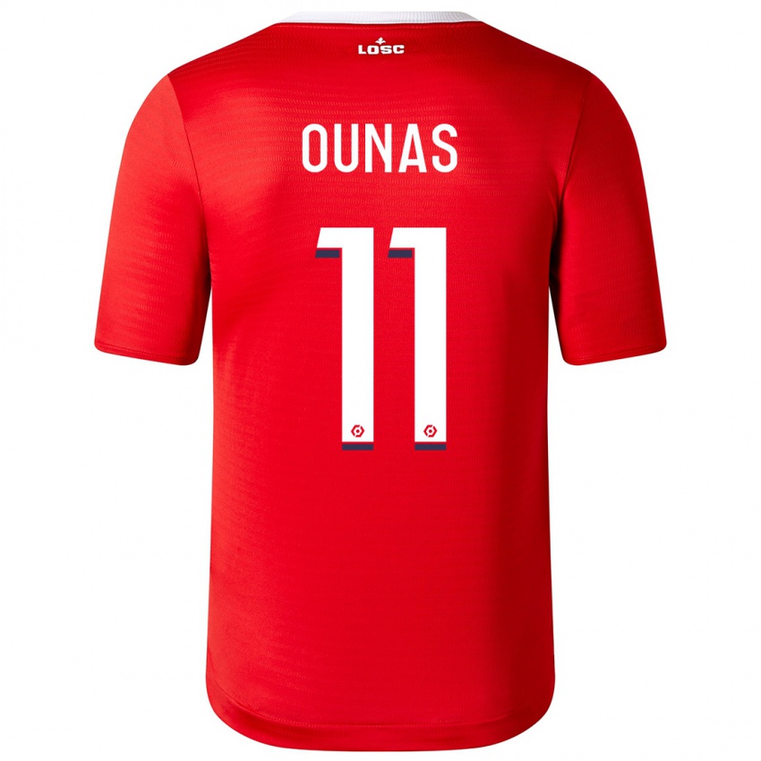 Dame Adam Ounas #11 Rød Hjemmetrøye Drakt Trøye 2023/24 Skjorter T-Skjorte