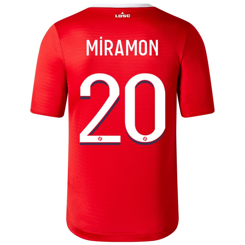 Dame Ignacio Miramón #20 Rød Hjemmetrøye Drakt Trøye 2023/24 Skjorter T-Skjorte