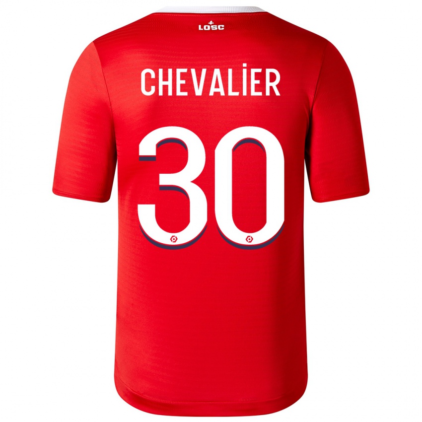 Dame Lucas Chevalier #30 Rød Hjemmetrøye Drakt Trøye 2023/24 Skjorter T-Skjorte