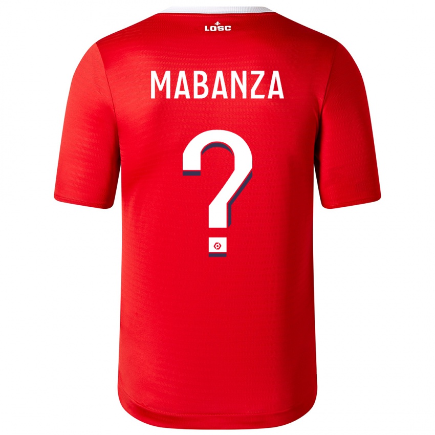 Dame Carmel Mabanza #0 Rød Hjemmetrøye Drakt Trøye 2023/24 Skjorter T-Skjorte