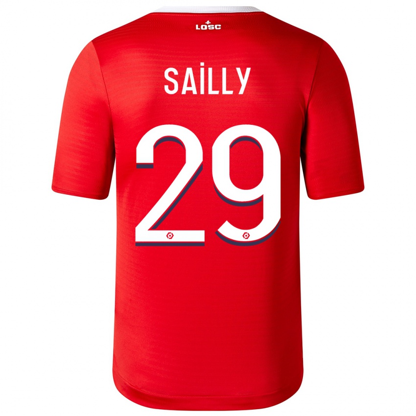 Dame Charlotte Sailly #29 Rød Hjemmetrøye Drakt Trøye 2023/24 Skjorter T-Skjorte
