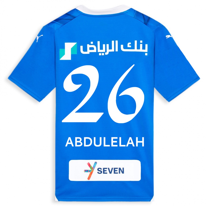 Dame Abdulelah Al-Malki #26 Blå Hjemmetrøye Drakt Trøye 2023/24 Skjorter T-Skjorte