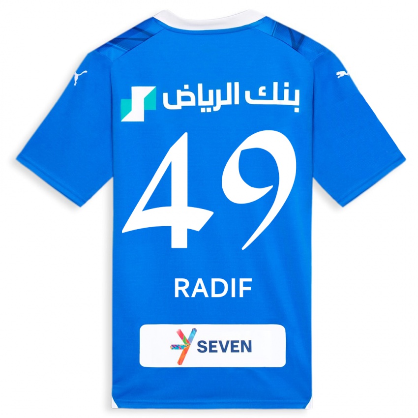 Dame Abdullah Radif #49 Blå Hjemmetrøye Drakt Trøye 2023/24 Skjorter T-Skjorte