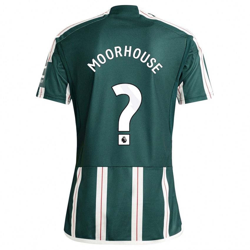 Dame Jack Moorhouse #0 Mørk Grønn Bortetrøye Drakt Trøye 2023/24 Skjorter T-Skjorte