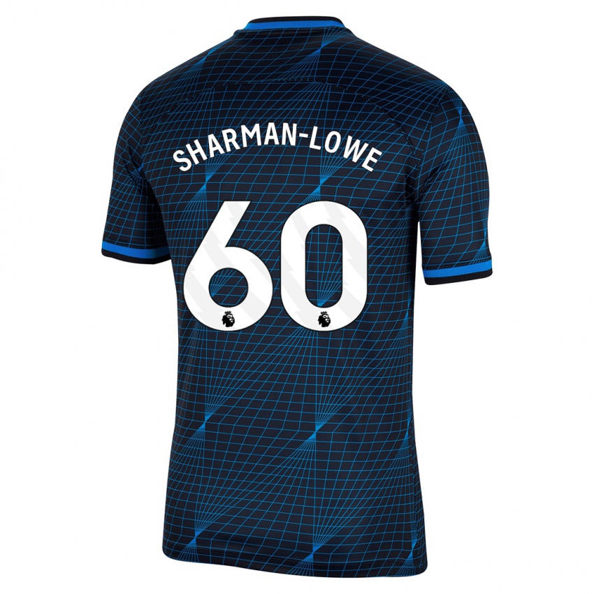 Dame Teddy Sharman-Lowe #60 Mørke Blå Bortetrøye Drakt Trøye 2023/24 Skjorter T-Skjorte