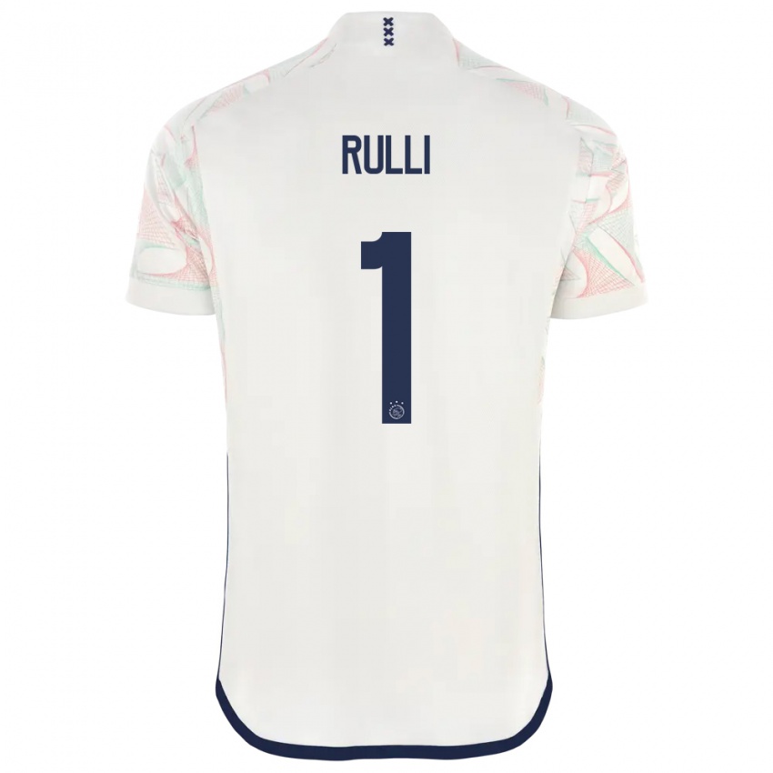 Dame Geronimo Rulli #1 Hvit Bortetrøye Drakt Trøye 2023/24 Skjorter T-Skjorte