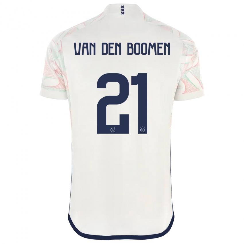 Dame Branco Van Den Boomen #21 Hvit Bortetrøye Drakt Trøye 2023/24 Skjorter T-Skjorte