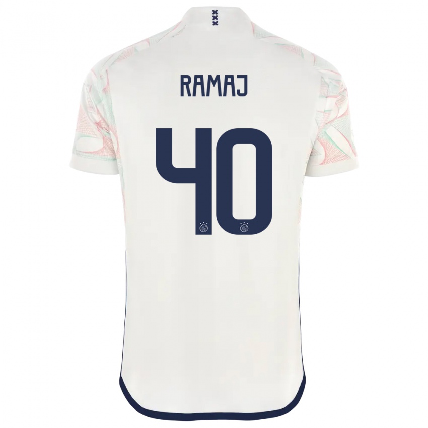 Dame Diant Ramaj #40 Hvit Bortetrøye Drakt Trøye 2023/24 Skjorter T-Skjorte