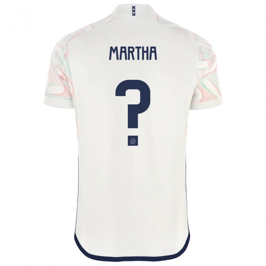 Dame Ar'jany Martha #0 Hvit Bortetrøye Drakt Trøye 2023/24 Skjorter T-Skjorte