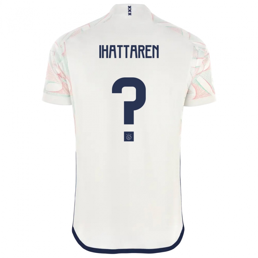 Dame Mohamed Ihattaren #0 Hvit Bortetrøye Drakt Trøye 2023/24 Skjorter T-Skjorte