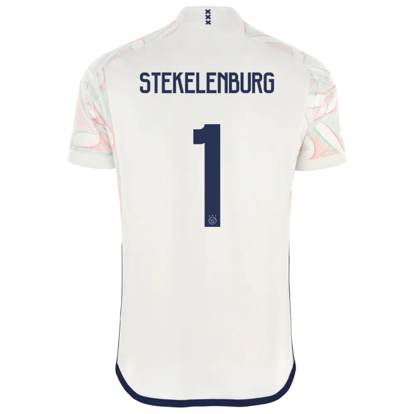Dame Maarten Stekelenburg #1 Hvit Bortetrøye Drakt Trøye 2023/24 Skjorter T-Skjorte