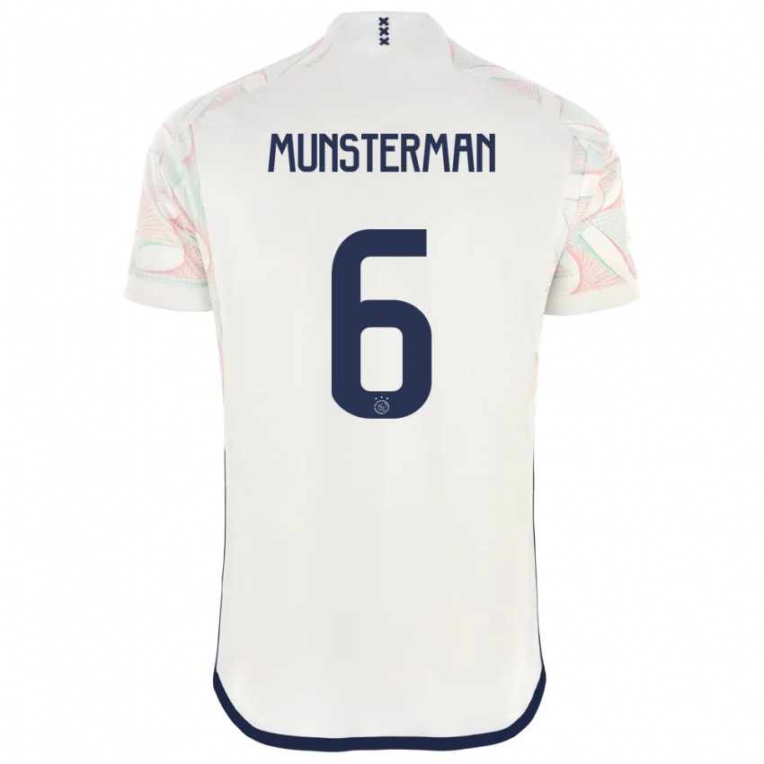 Dame Marthe Munsterman #6 Hvit Bortetrøye Drakt Trøye 2023/24 Skjorter T-Skjorte