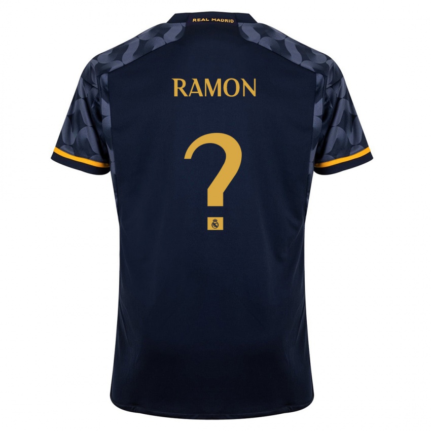 Dame Jacobo Ramon #0 Mørke Blå Bortetrøye Drakt Trøye 2023/24 Skjorter T-Skjorte