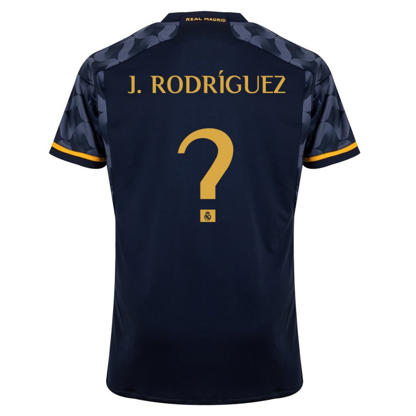 Dame Juan Rodríguez #0 Mørke Blå Bortetrøye Drakt Trøye 2023/24 Skjorter T-Skjorte