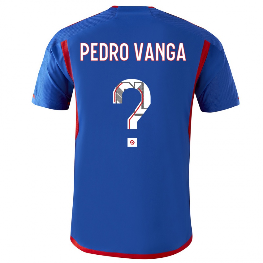 Dame Emerson Pedro Vanga #0 Blå Rød Bortetrøye Drakt Trøye 2023/24 Skjorter T-Skjorte