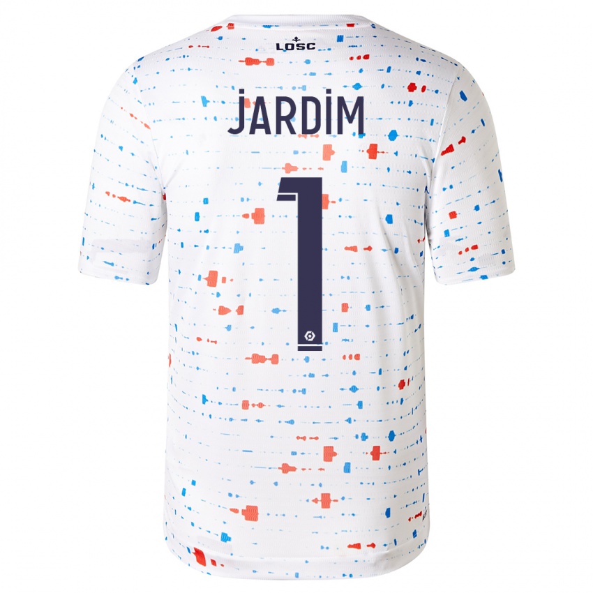 Dame Leo Jardim #1 Hvit Bortetrøye Drakt Trøye 2023/24 Skjorter T-Skjorte