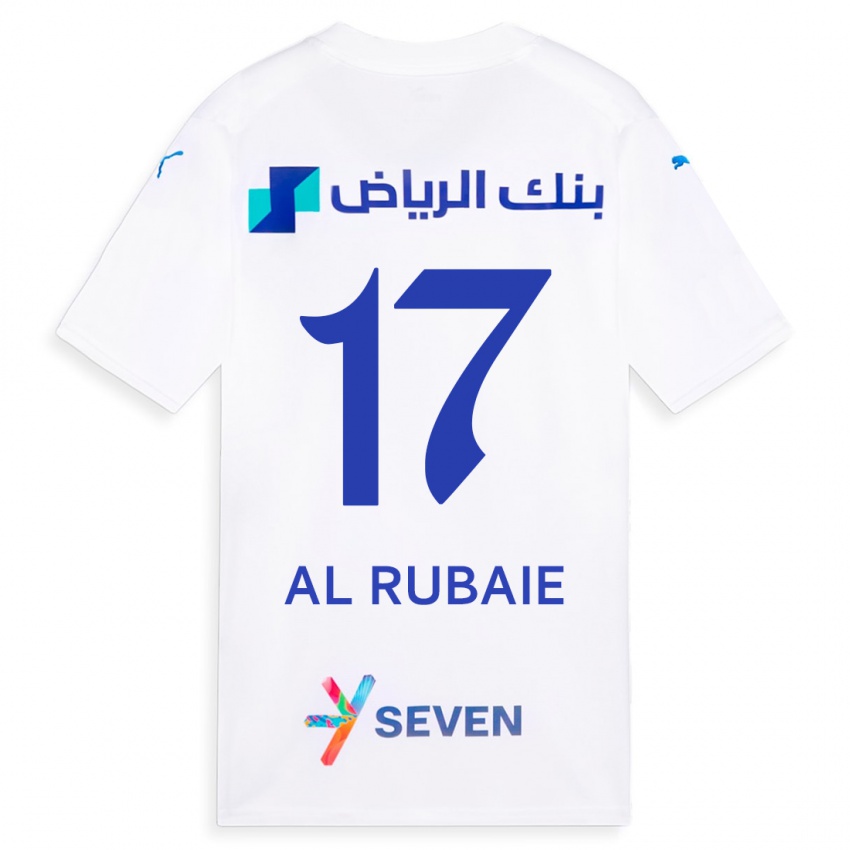 Dame Mohammed Al-Rubaie #17 Hvit Bortetrøye Drakt Trøye 2023/24 Skjorter T-Skjorte