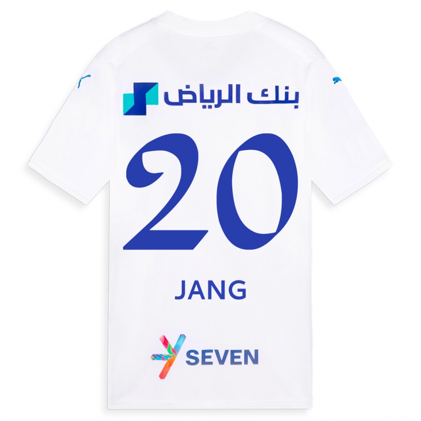 Dame Hyun-Soo Jang #20 Hvit Bortetrøye Drakt Trøye 2023/24 Skjorter T-Skjorte