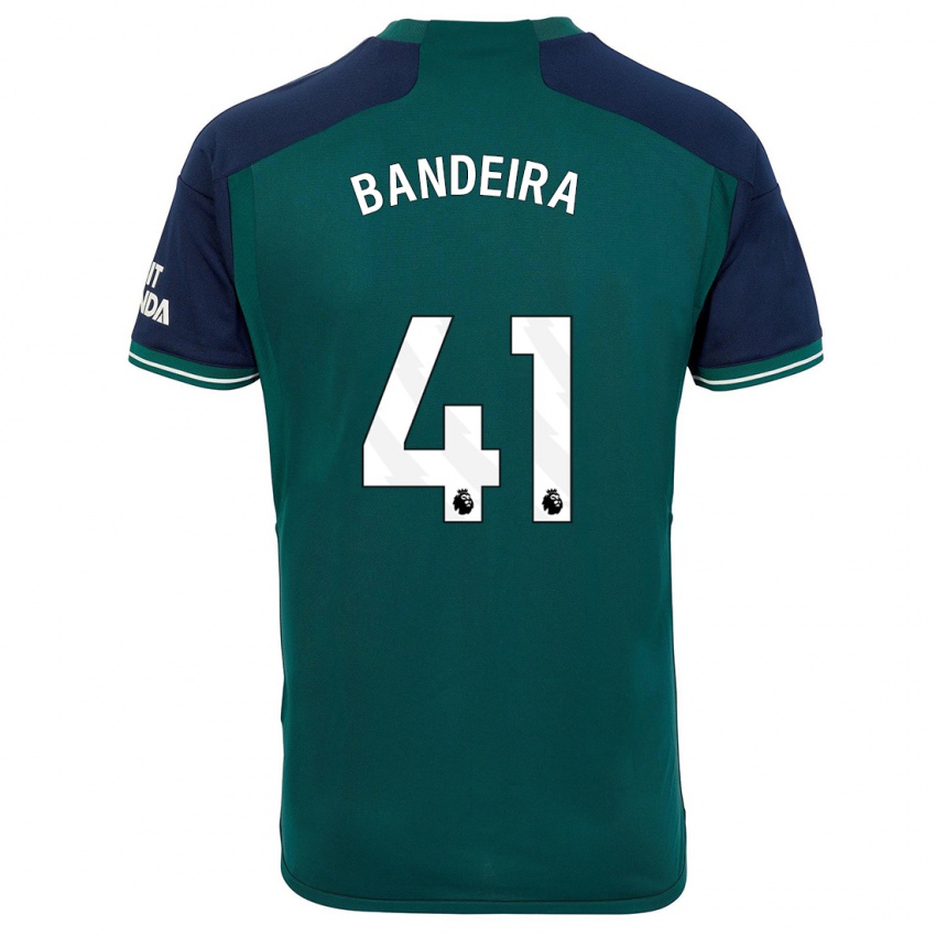 Dame Mauro Bandeira #41 Grønn Tredje Sett Drakt Trøye 2023/24 Skjorter T-Skjorte