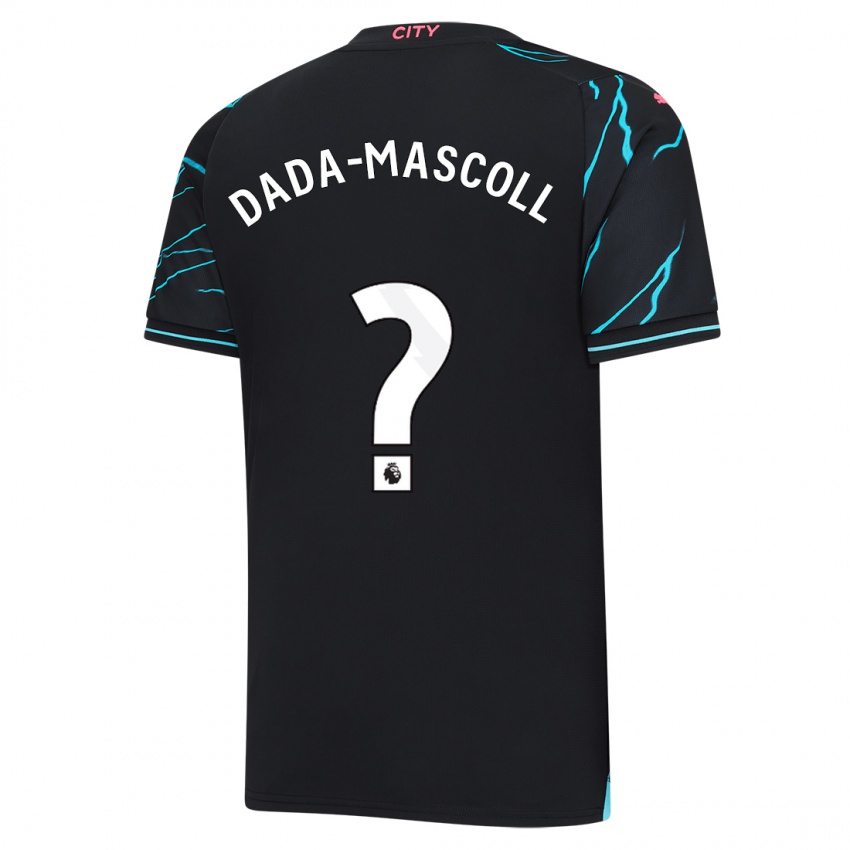 Dame Isaiah Dada-Mascoll #0 Mørke Blå Tredje Sett Drakt Trøye 2023/24 Skjorter T-Skjorte